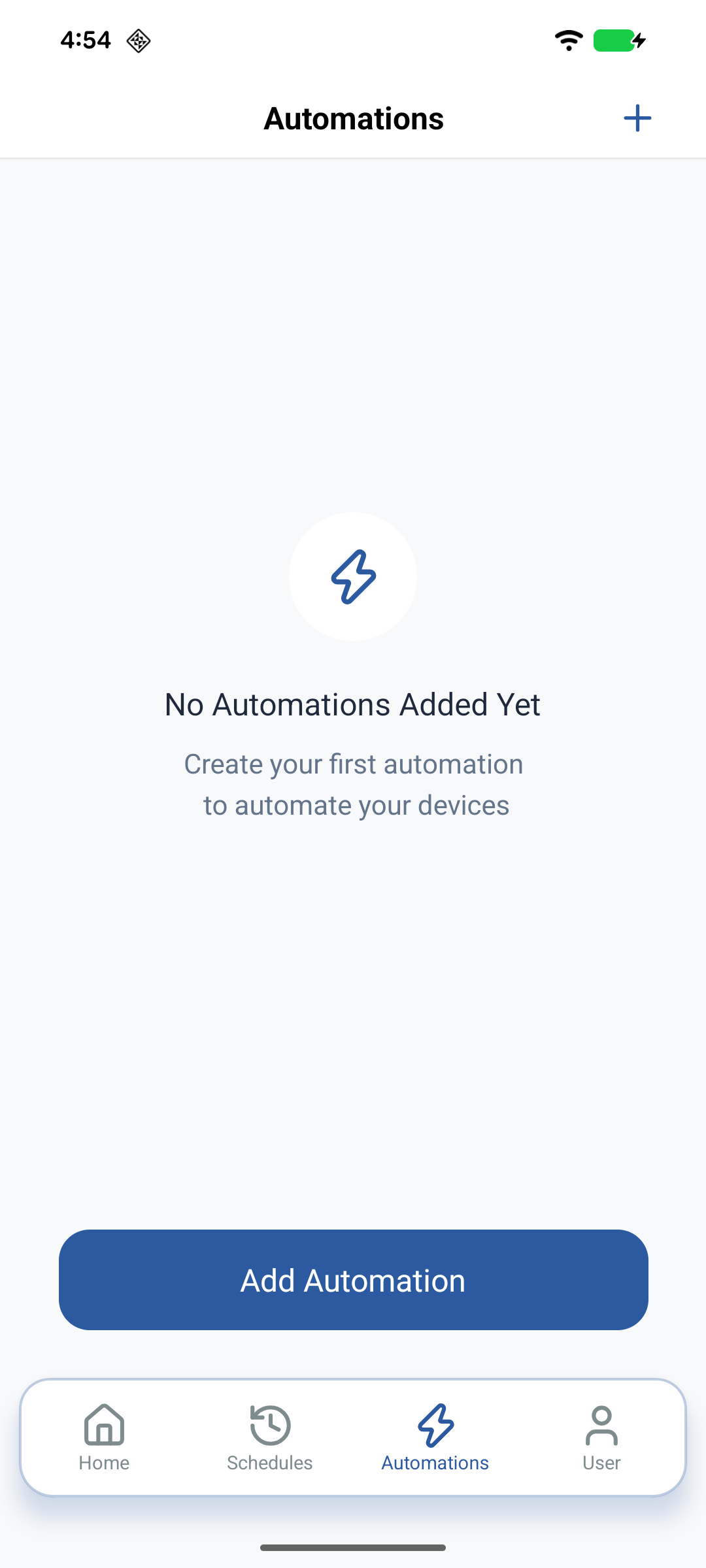 Automations list